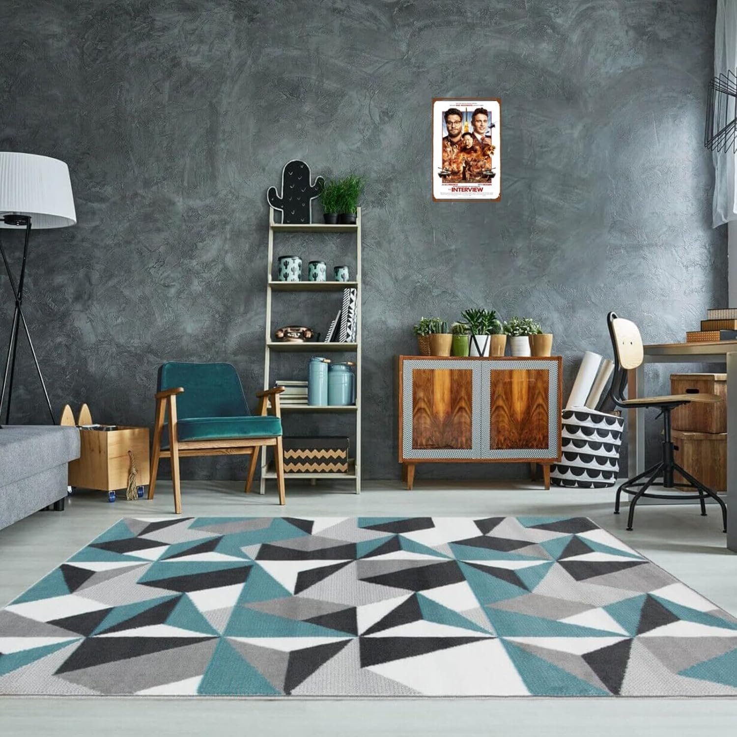 The Interview Movie Metal Wall Tin Sign Classic Film Poster Man Cave Decor Retro Gift Vintage Decorations 8"x12"