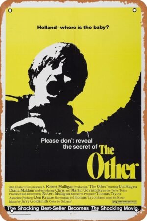 The Other Horror Movie Poster Tin Sign Vintage Metal Sign Retro Wall Decor 12x8 Inches