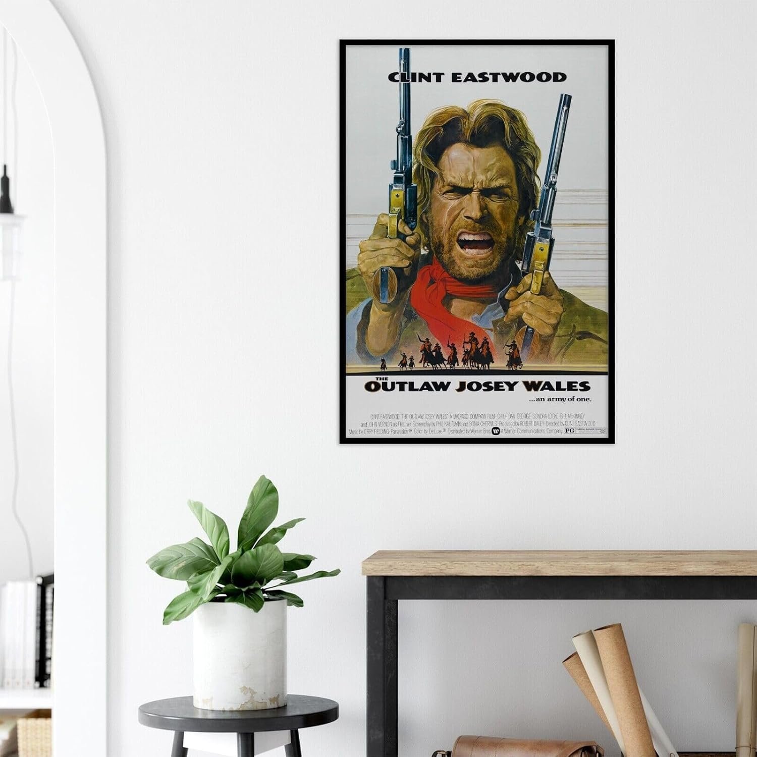 The Outlaw Josey Wales- Clint Eastwood - Movie Poster - US Version-8 x 12 Inches