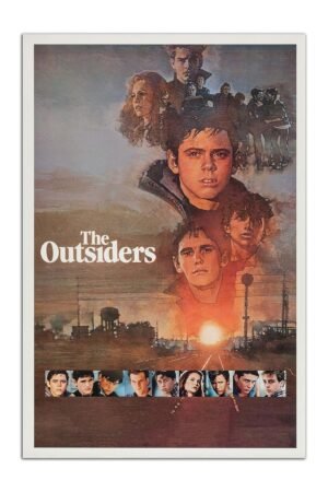 The Outsiders Movies Poster Print Wall Art Canvas Painting Room Aesthetic Bedroom Decoration Pictures (Unframed, (24x36inch(60x90cm)
