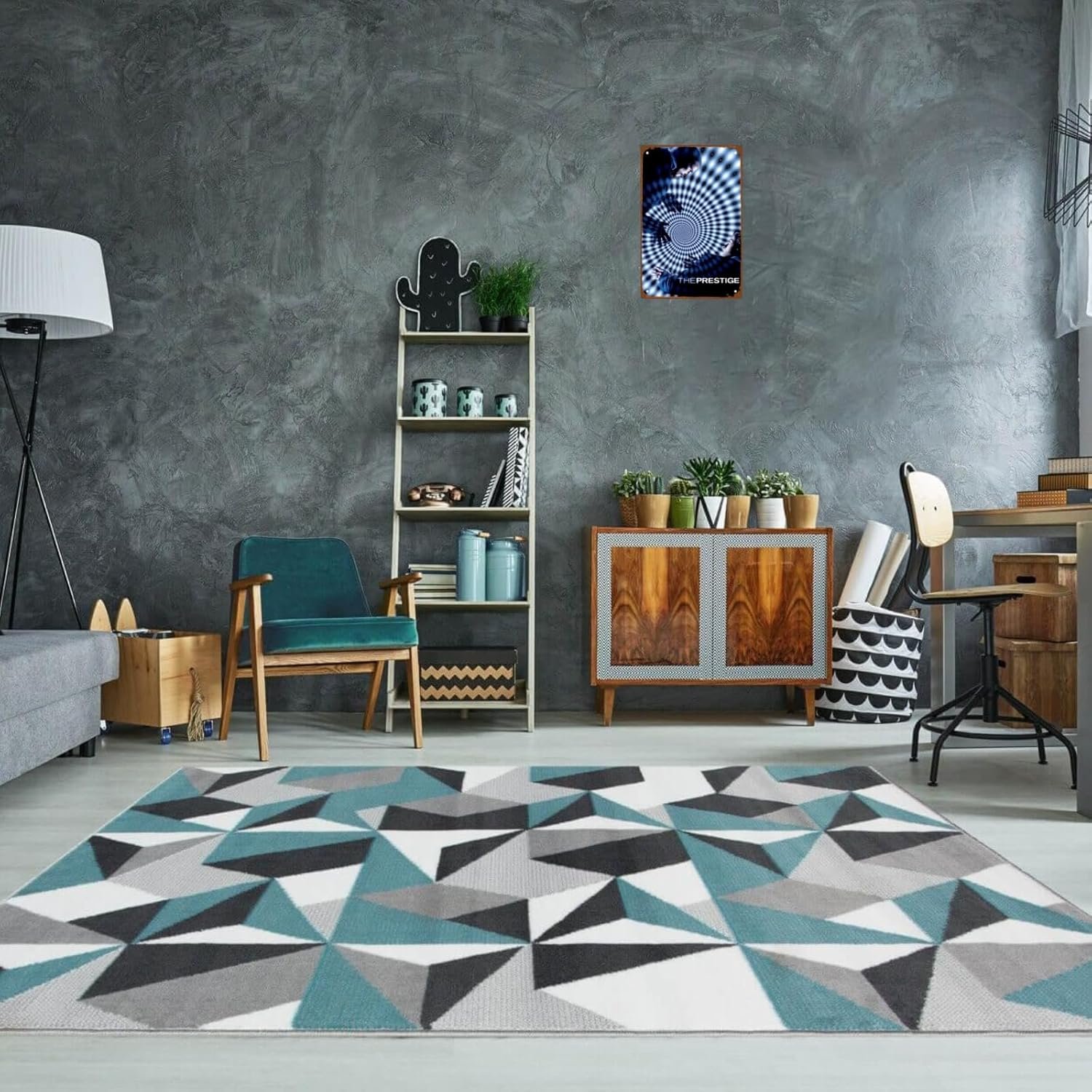 The Prestige Movies Modern Metal Wall Tin Sign Thrilling Action Movie Man Cave Decor Retro Gift Vintage Decorations Thrilling Crime Films 8"x12"