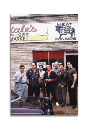 The Sopranos Poster Gangster Tv Series Posters Retro Poster Poster Decorative Painting Canvas Wall Posters And Art Picture Print Modern Family Bedroom Decor Posters...