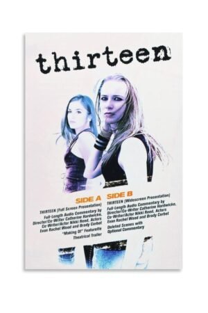 Thirteen Movie Poster Canvas Wall Art 90S Room Aesthetic Bedroom Decor Posters.. Prints Poster Decorative Painting Canvas Wall Art Living Room Posters Bedroom Painting...