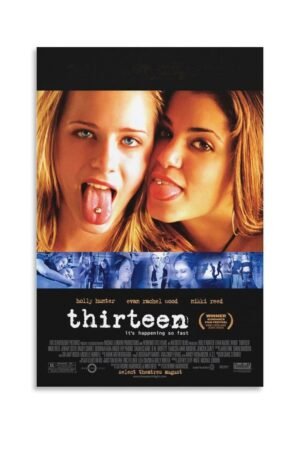 Thirteen Movie Poster Canvas Wall Art 90S Room Aesthetic Bedroom Decor Posters. Prints Poster Decorative Painting Canvas Wall Art Living Room Posters Bedroom Painting...
