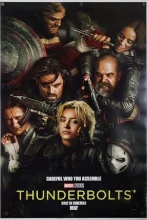 THUNDERBOLTS MOVIE POSTER 2 Sided ORIGINAL 27x40 2024 Advance Florence Pugh