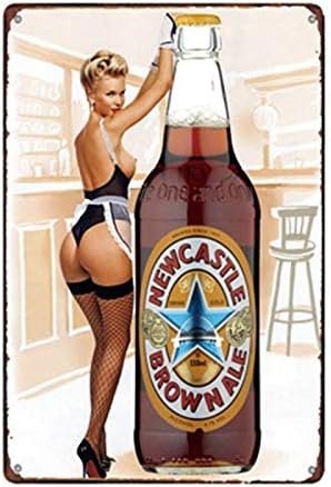 Tin Sign For Vintage Custom Metal Signs 8 x 12 - Newcastle Brown Ale Beer Chic Art Wall Decort Home Yard Signs Bar Hotel Cafe Pub Restaurant