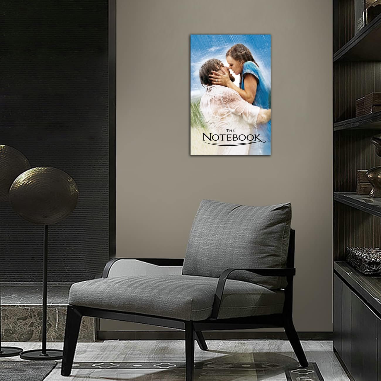 Vintage Movie The Notebook Poster Print Wall Art Canvas Painting Room Aesthetic Bedroom Decoration Pictures (Unframed, (24x36inch(60x90cm)