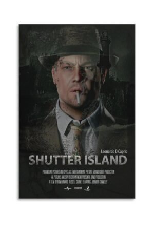 Wall Paintings Posters Shutter Island Movie Posters Custom Poster Prints Poster Decorative Painting Canvas Wall Art Living Room Posters Bedroom Painting 20x30inch(50x75cm)