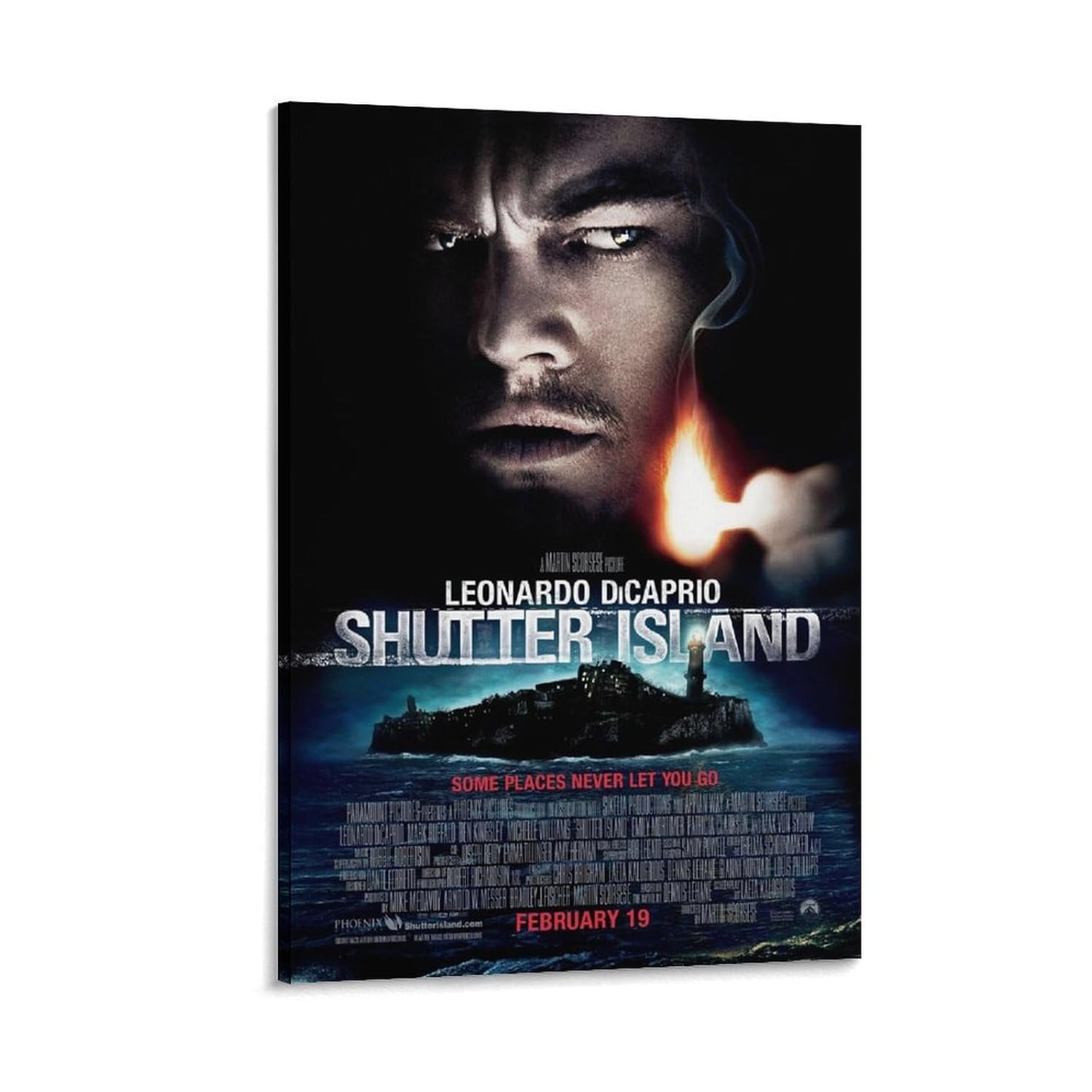 Wall Paintings Posters Shutter Island Movie Posters Custom Poster Prints Canvas Art Poster And Wall Art Picture Print Modern Family Bedroom Decor Posters 08x12inch(20x30cm)