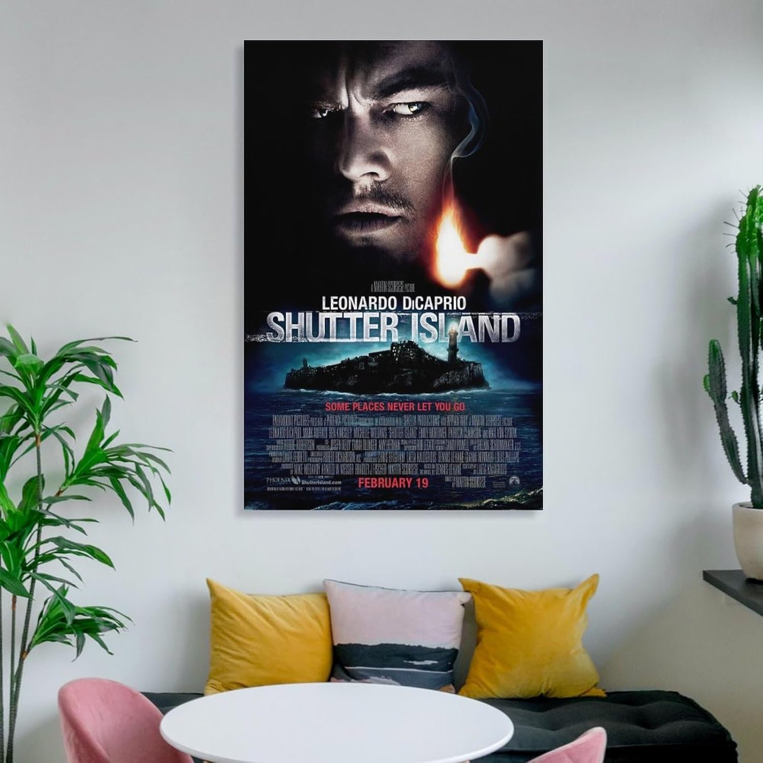 Wall Paintings Posters Shutter Island Movie Posters Custom Poster Prints Canvas Art Poster And Wall Art Picture Print Modern Family Bedroom Decor Posters 08x12inch(20x30cm)