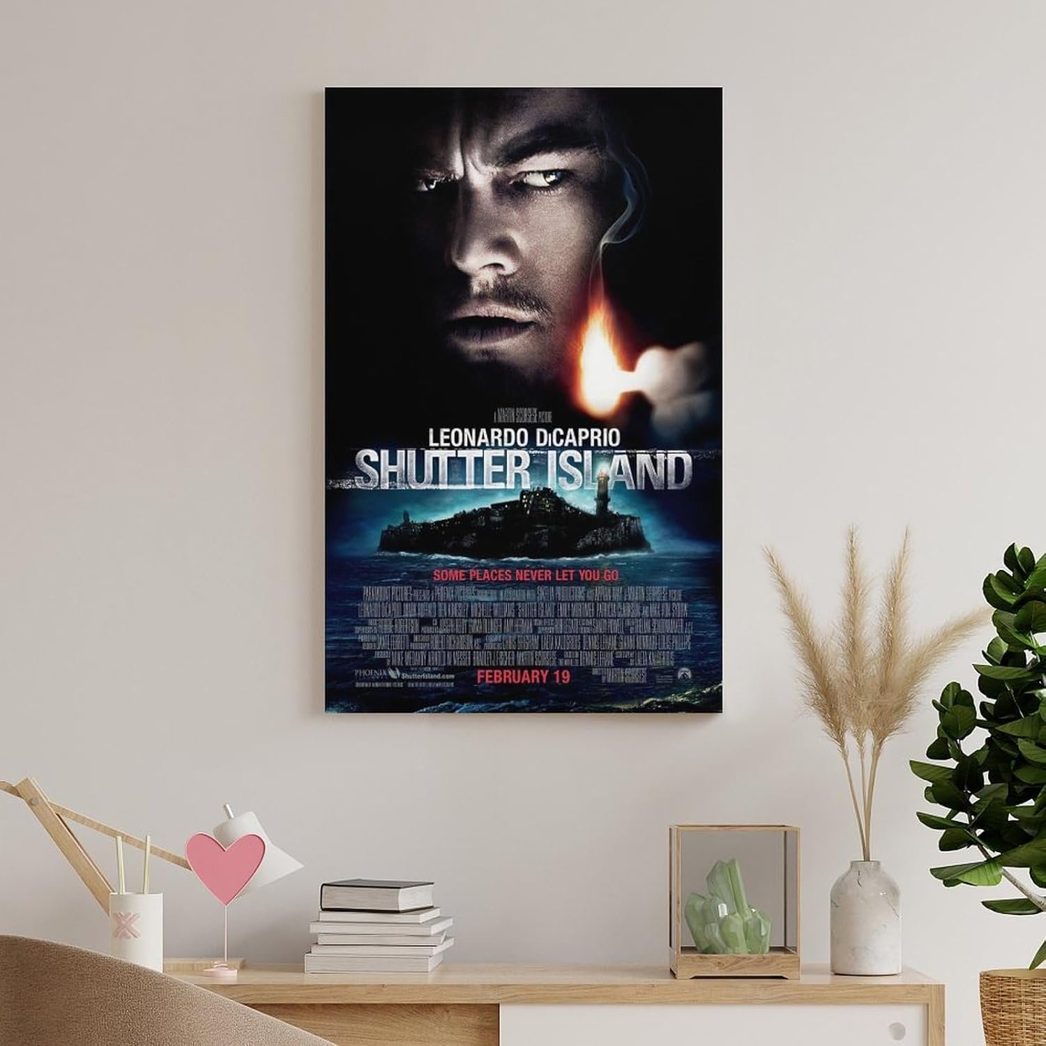 Wall Paintings Posters Shutter Island Movie Posters Custom Poster Prints Canvas Art Poster And Wall Art Picture Print Modern Family Bedroom Decor Posters 08x12inch(20x30cm)