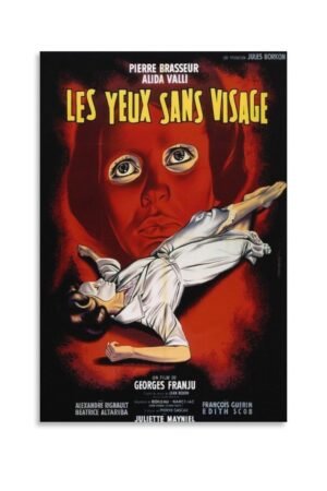 Wall Posters Based Eyes Without A Face Horror Movie Posters Prints Poster Decorative Painting Canvas Wall Art Living Room Posters Bedroom Painting 20x30inch(50x75cm)