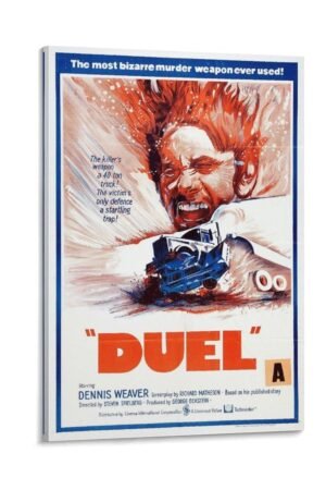 Wall Posters Duel Movie Posters Canvas Art Poster And Wall Art Picture Print Modern Family Bedroom Decor Posters 12x18inch(30x45cm)