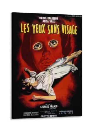 Wall Posters Eyes Without A Face Horror Movie Posters Prints Canvas Art Poster And Wall Art Picture Print Modern Family Bedroom Decor Posters 20x30inch(50x75cm)