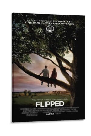 Wall Posters Flipped Movie Posters Prints Canvas Art Poster And Wall Art Picture Print Modern Family Bedroom Decor Posters 08x12inch(20x30cm)