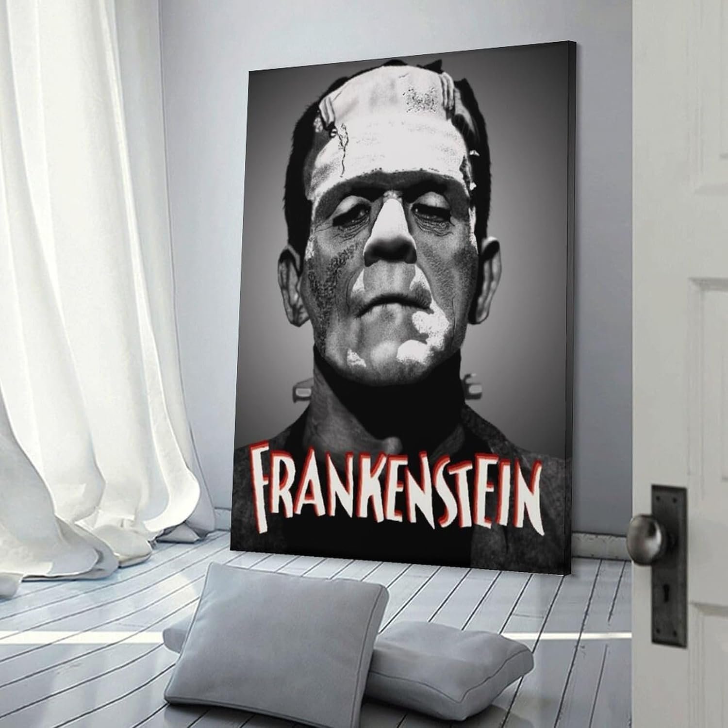 Wall Posters Frankenstein Horror Movie Posters Prints Poster Canvas Art Poster And Wall Art Picture Print Modern Family Bedroom Decor Posters 24x36inch(60x90cm)