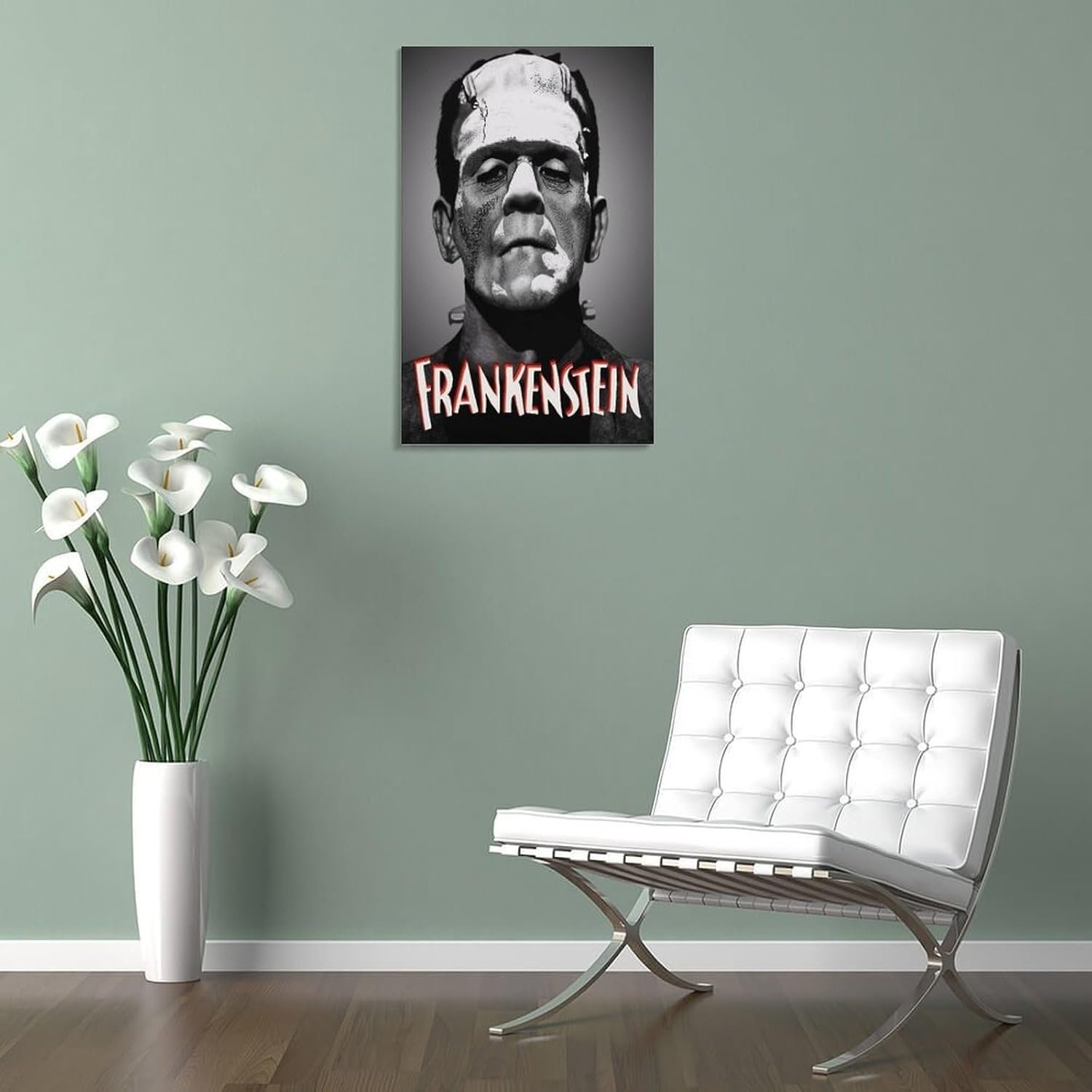 Wall Posters Frankenstein Horror Movie Posters Prints Poster Canvas Art Poster And Wall Art Picture Print Modern Family Bedroom Decor Posters 24x36inch(60x90cm)