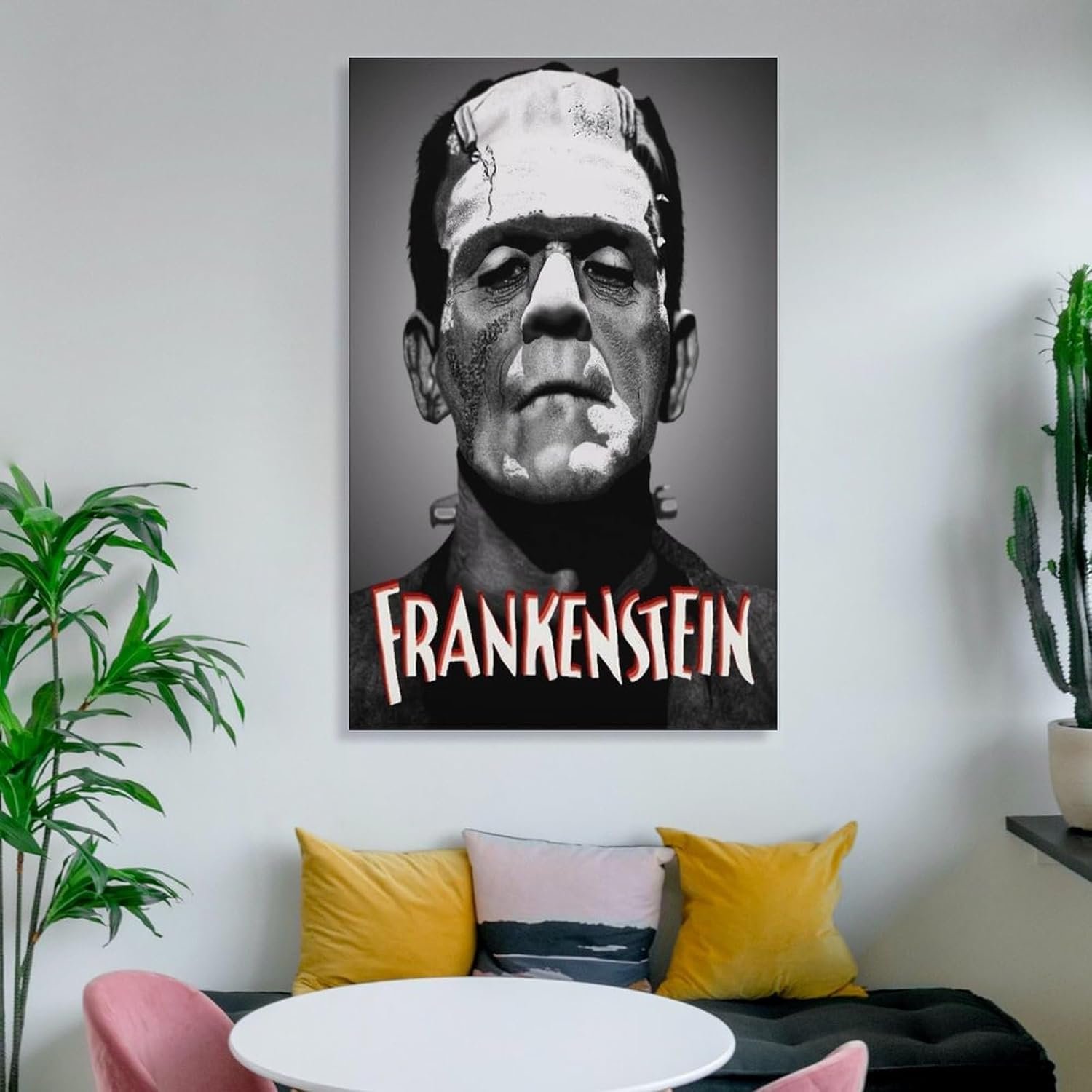 Wall Posters Frankenstein Horror Movie Posters Prints Poster Canvas Art Poster And Wall Art Picture Print Modern Family Bedroom Decor Posters 24x36inch(60x90cm)