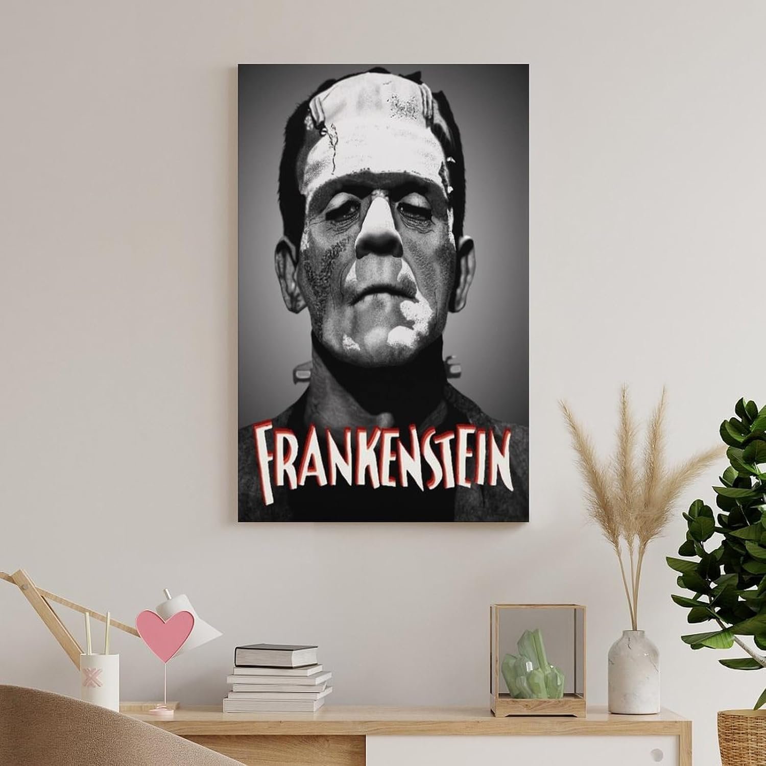 Wall Posters Frankenstein Horror Movie Posters Prints Poster Canvas Art Poster And Wall Art Picture Print Modern Family Bedroom Decor Posters 24x36inch(60x90cm)