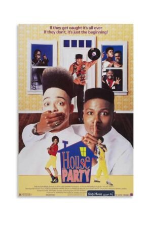 Wall Posters House Party Movie Poster Canvas Art Poster And Wall Art Picture Print Modern Family Bedroom Decor Posters 24x36inch(60x90cm)