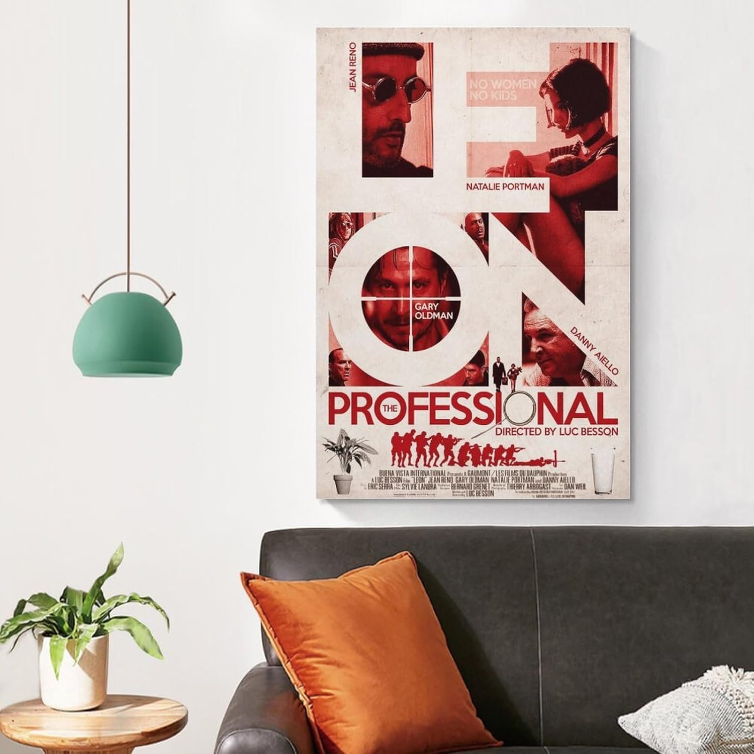 Wall Posters Léon The Professional Movie Posters Custom Poster Prints Canvas Art Poster And Wall Art Picture Print Modern Family Bedroom Decor Posters 24x36inch(60x90cm)