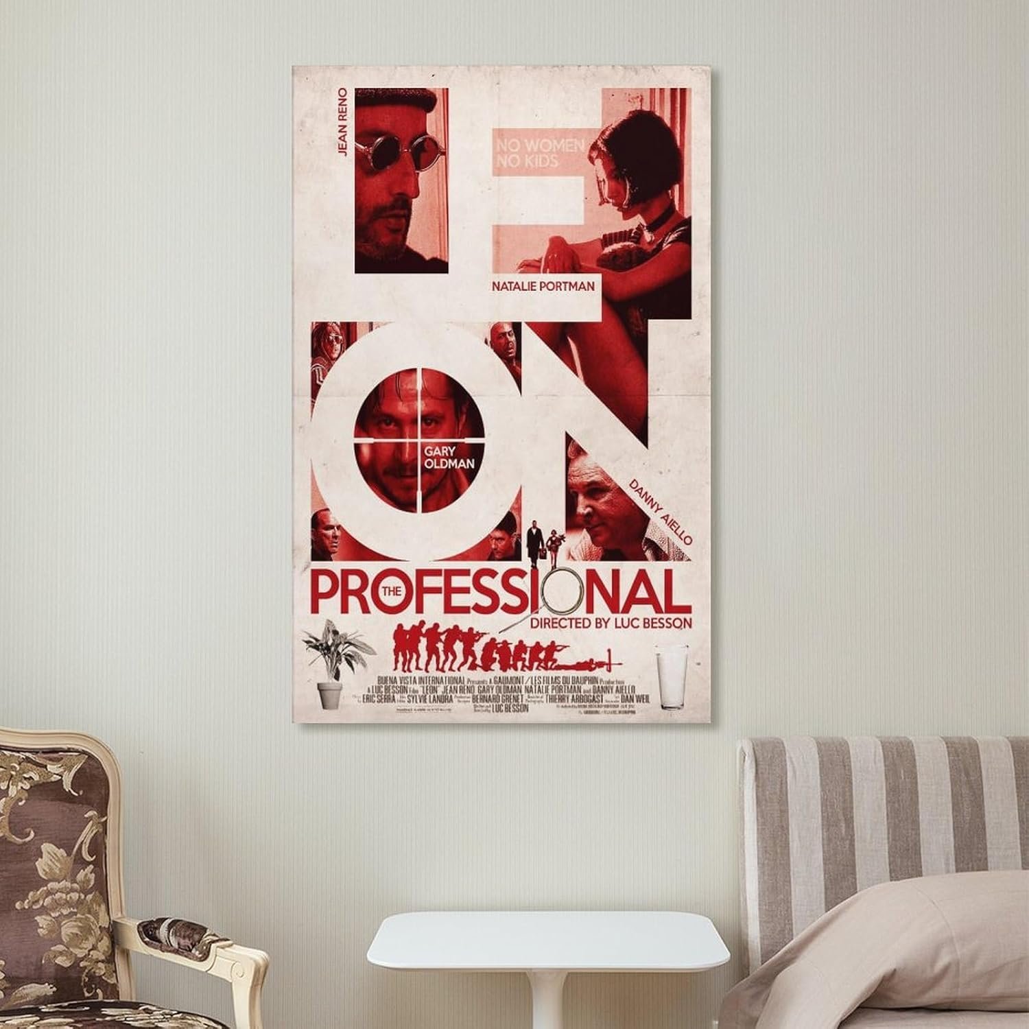 Wall Posters Léon The Professional Movie Posters Custom Poster Prints Canvas Art Poster And Wall Art Picture Print Modern Family Bedroom Decor Posters 24x36inch(60x90cm)