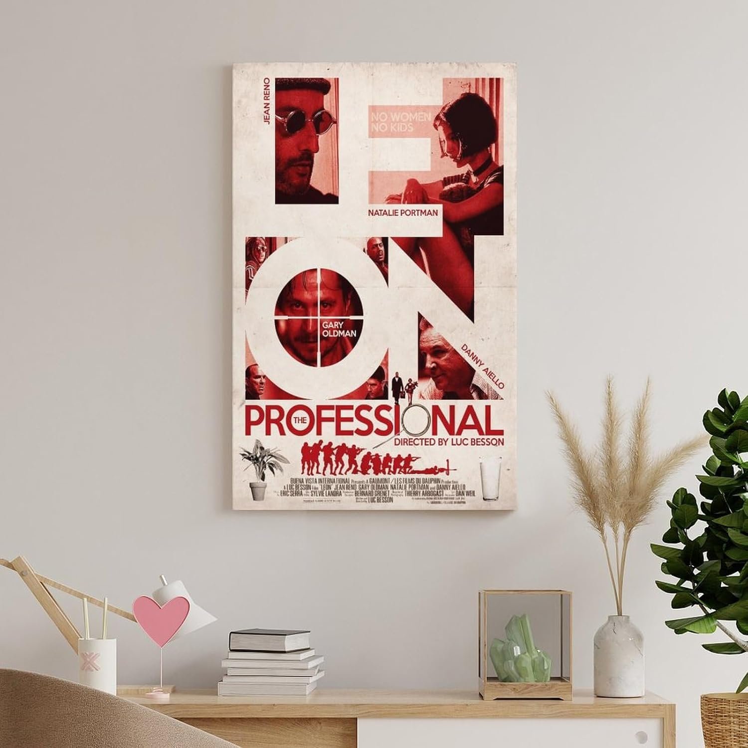 Wall Posters Léon The Professional Movie Posters Custom Poster Prints Canvas Art Poster And Wall Art Picture Print Modern Family Bedroom Decor Posters 24x36inch(60x90cm)