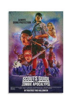 Wall Posters Scouts Guide to The Zombie Apocalypse Movie Posters Prints Canvas Art Poster And Wall Art Picture Print Modern Family Bedroom Decor Posters 20x30inch(50x75cm)