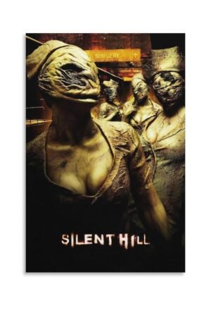 Wall Posters Silent Hill Horror Movie Poster Prints Canvas Art Poster And Wall Art Picture Print Modern Family Bedroom Decor Posters 12x18inch(30x45cm)