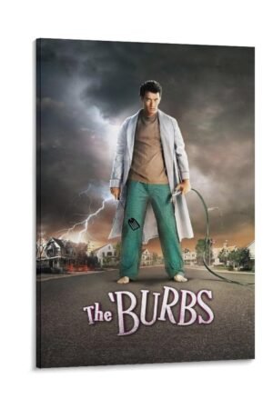 Wall Posters The 'Burbs Movie Posters Canvas Art Poster And Wall Art Picture Print Modern Family Bedroom Decor Posters 20x30inch(50x75cm)