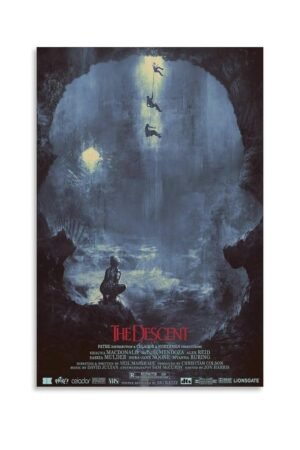 Wall Posters The Descent Movie Poster Poster Decorative Painting Canvas Wall Art Living Room Posters Bedroom Painting 12x18inch(30x45cm)