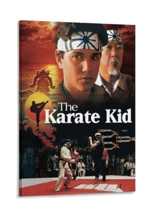 Wall Posters The Karate Kid 1980s Movie Posters Prints Canvas Art Poster And Wall Art Picture Print Modern Family Bedroom Decor Posters 12x18inch(30x45cm)