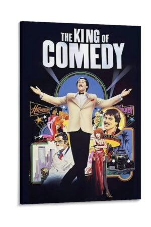 Wall Posters The King of Comedy Movie Posters Prints Canvas Art Poster And Wall Art Picture Print Modern Family Bedroom Decor Posters 12x18inch(30x45cm)