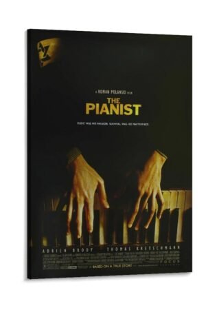 Wall Posters The Pianist Movie Posters Prints Poster Decorative Painting Canvas Wall Art Living Room Posters Bedroom Painting 24x36inch(60x90cm)