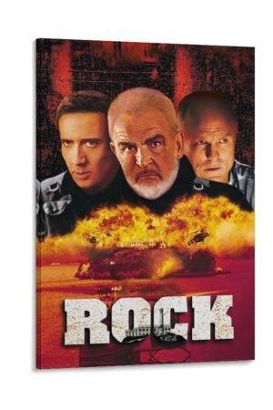 Wall Posters The Rock Movie Posters Canvas Art Poster And Wall Art Picture Print Modern Family Bedroom Decor Posters 08x12inch(20x30cm)