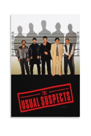 Wall Posters The Usual Suspects Movie Posters Canvas Art Poster And Wall Art Picture Print Modern Family Bedroom Decor Posters 08x12inch(20x30cm)