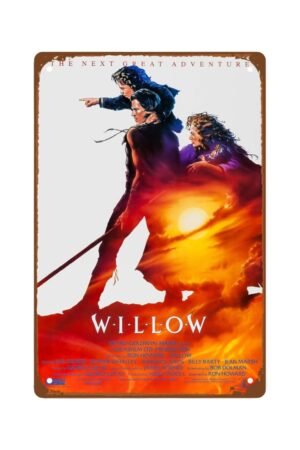 Willow Man Cave Decor wall artClassic Old Movie Poster room decor Metal Wall Tin Sign Retro Gift Vintage Decorations 8"x12"