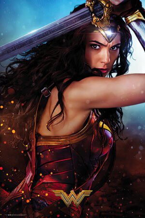 Wonder Woman - Movie Poster / Print (Defend / Sword) (Size: 24" X 36")