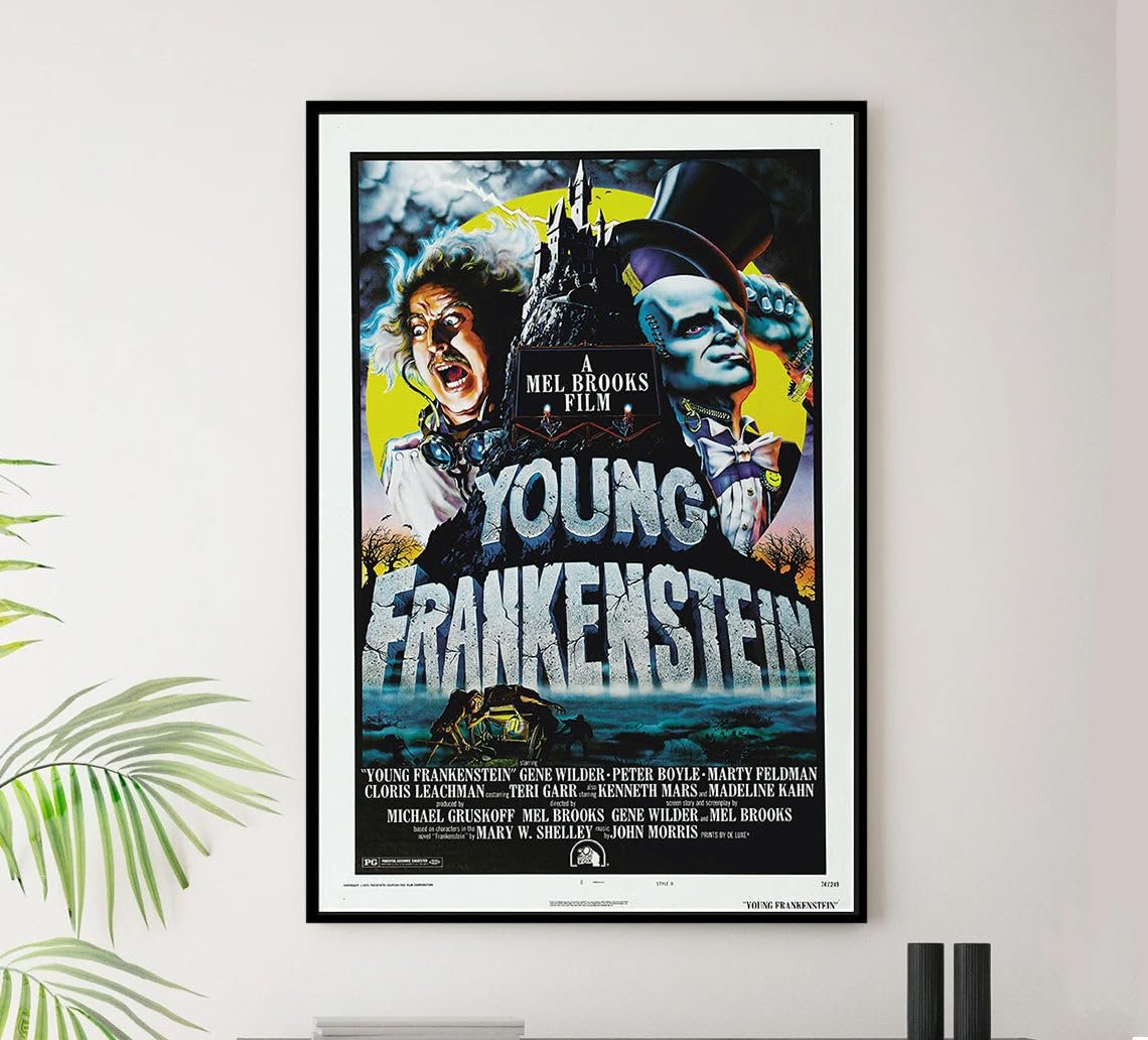 Young Frankenstein - Mel Brooks - 1974 - Vintage Movie Poster-24 x 36 Inches